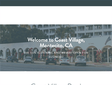 Tablet Screenshot of coastvillageroad.com